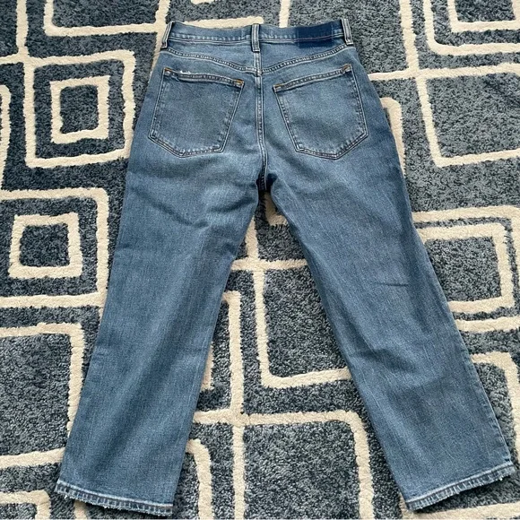 Abercrombie & Fitch Ultra High Rise Ankle Straight Jean Size 28 6 XS Extra Short - Picture 2 of 7